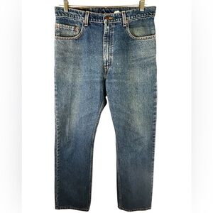 Levis MENS jeans batwing 504s 34 x 30 blue vtg American casual vtg